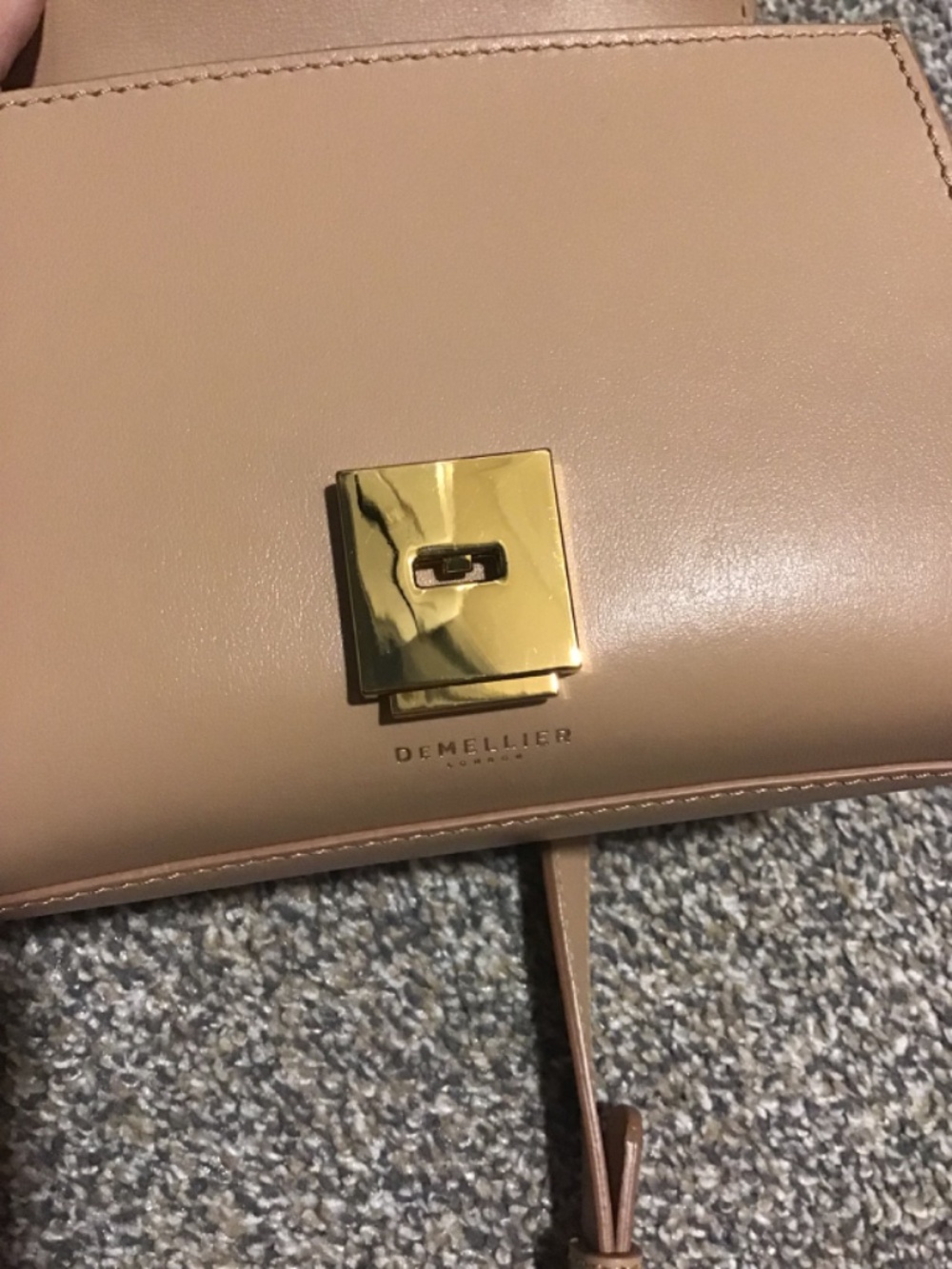 Like New DeMellier small Montreal smooth leather handbag - Picture 11 of 12